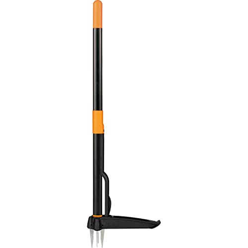 Fiskars Estirpatore, Lunghezza: 90 Cm, Ganasce In Acciaio Inox/Manico In Plastica, Nero/Arancione, Solid, 1026652