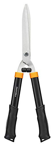Fiskars Solid Cesoie Per Siepi Hs21, Per Potare E Modellare Siepi, Lunghezza: 59 Cm, Lame In Acciaio Temprato, Impugnatura Soft-Touch In Plastica, Ara