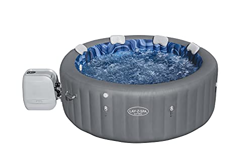 Bestway 60075 Idromassaggio Gonfiabile Lay-Z-Spa Santorini Hydrojet Pro, 5-7 Persone