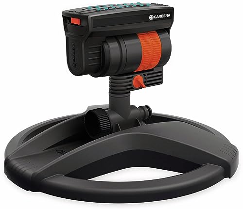 Gardena Irrigatore Oscillante Aquazoom Compact: Irrigatore Per L’Irrigazione Di Superfici Di 9-216 M², Gittata 3-18 M, Larghezza Del Getto 3-12 M, Fil