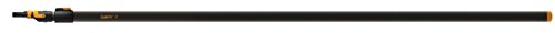Fiskars Manico Telescopico Per Teste Di Attrezzi Quikfit, Lunghezza: 2,28 - 4 M, Alluminio, Nero/Arancione, Quikfit, 1000665