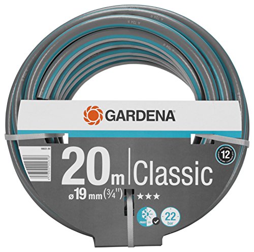 Tubo Gardena Classic Da 19 Mm (3/4 Pollice), 20 M: Tubo Da Giardino Universale, Pressione Di Scoppio 22 Bar, Senza Componenti Di Sistema (18022-20)