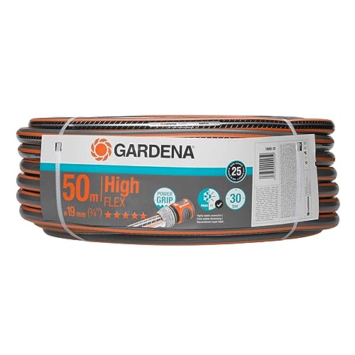 Tubo Gardena Comfort Highflex Da 19 Mm (3/4 Pollice), 50 M: Tubo Da Giardino Con Profilo Power-Grip, Pressione Di Scoppio 30 Bar, Indeformabile (18085