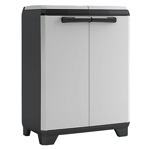 Keter 9735000 Split Cabinet Recycling Premium, Grigio, 68X39X92 Cm