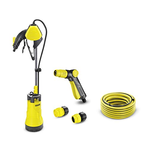 Kärcher Bp 1 Barrel Set Elettropompa Da Giardino - Portata Max 3800L/H, Profondità Immersione Max 7 M, Pressione Max 1.1 M/Bar, Kit Di Montaggio, Pist
