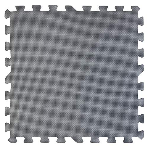 Gre Mpf509Gy - Protettore Di Suolo Per Piscina, 9 Pezzi, Grigio, Spessore 8 Mm