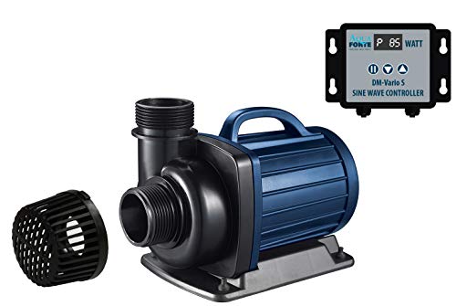 Aquaforte Dm-10.000 Vario S, 34 – 85 W, Portata 6 – 10 M3 All'Ora, Altezza Di Mandata 5,5 M, Regolabile Con Controller Esterno. Adatto Come Pompa Per
