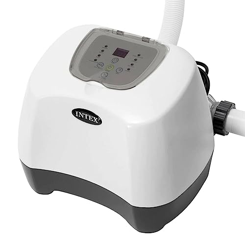 Intex 26666 - Generatore Salino Di Cloro Krystal Clear, Per Pompa Filtro 6056-15140 L/H, Produzione Cloro 11 G/H, Per Piscine Fino A 56800 L, Plastica