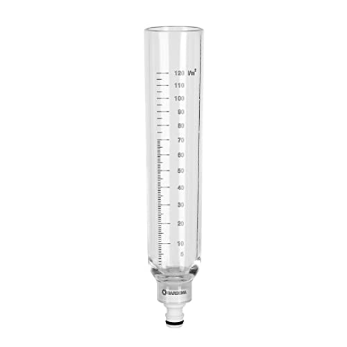 Gardena Clickup! Pluviometro: Misuratore Di Pioggia Da 0 A 100 L/M², Svuotamento Facile, Plastica Antigelo (11340-20)
