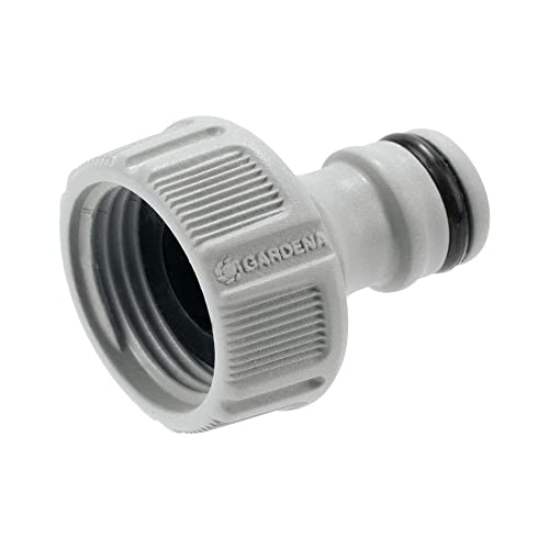 Gardena Presa Per Rubinetti 26,5 Mm (G 3/4 Pollici): Adattatore Per Il Collegamento Di Un Tubo Flessibile, Tecnologia Antisplash, Resistente Al Gelo,