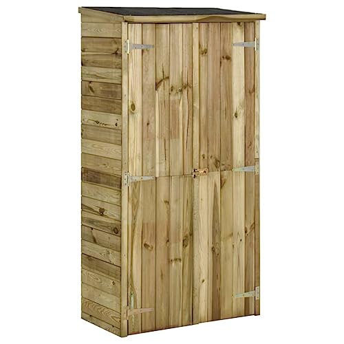 Vidaxl Capanno Attrezzi Da Giardino Casetta Porta Utensili Deposito Da Giardino Arredamento Patio Terrazza Esterni Legno Impregnato