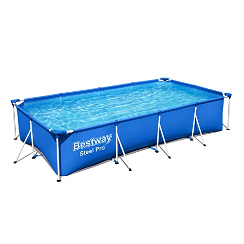 Bestway 56405 Piscina Fuori Terra Steel Pro Rettangolare Da 400X211X81 Cm