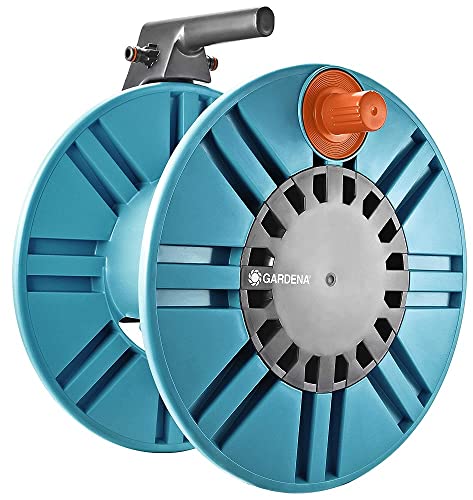 Gardena Avvolgitubo Da Parete Classic 60 Con Rullo Guida: Per Montaggio A Parete, Nipplo Antigoccia, Connessione Angolata, Ingombro Ridotto (2650-20)