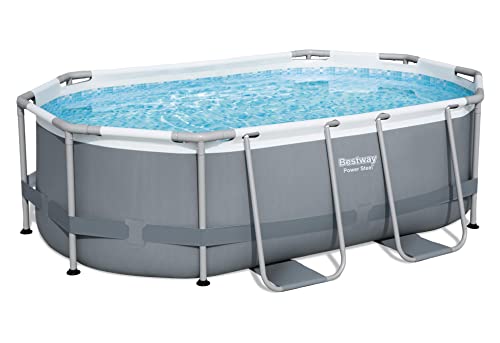 Bestway 5614A Set Piscina Fuori Terra Power Steel Ovale Da 305X200X84 Cm