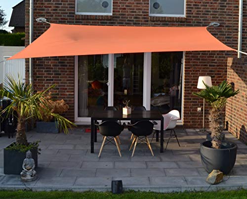 Sonnensegel 400X300 Terra Poly, Inkl. Befestigung.