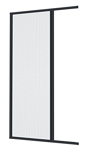 Windhager Avvolgibile In Alluminio, Zanzariera Per Porte, Portefinestre, Accorciabile Singolarmente, 160 X 225 Cm, Antracite, 03895