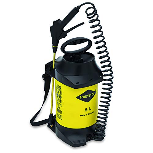 Mesto Spruzzatore A Pressione, Capacità Di Riempimento 5 L, Pressione 3 Bar, Tramoggia In Plastica, Fpm Con Manometro