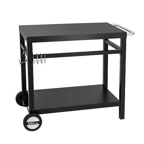 Royal Gourmet Carrello Per Barbecue, Da Giardino, Per Esterni, Multifunzione, Da Lavoro, Per Barbecue, Da Lavoro, 85 X 50 Cm