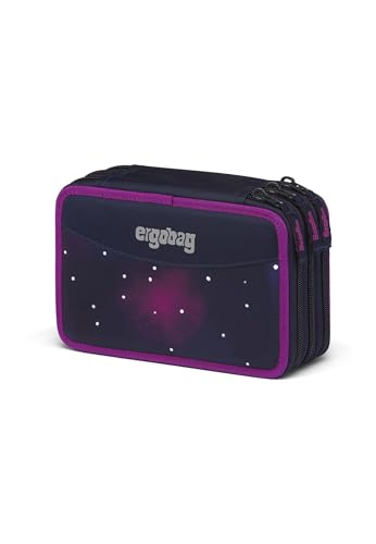 Ergobag Lyra - Set Di 40 Matite Colorate E Feltro, Con Scomparto Per Monete, Righello, Forbici Bärlaxy – Viola