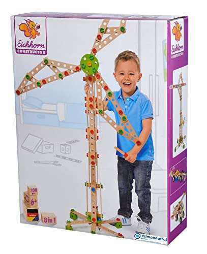 Eichhorn 100039046 - Kit Di Costruzione"Constructor - Turbina Eolica" (300 Pezzi)