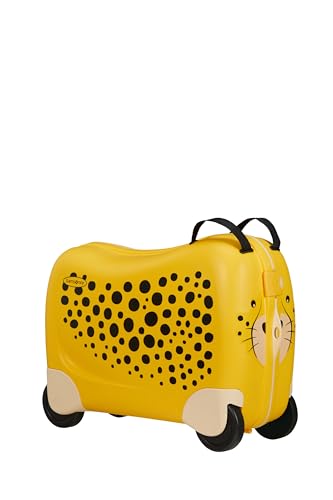 Samsonite Dream Rider, Valigia Per Bambini, Unisex Giallo (Cheetah C.), 51 Cm
