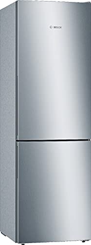 Bosch Kge36Alca Serie 6, Frigorifero Combinato Da Libera Installazione, Lowfrost, Cassetti Vitafresh, Tecnologia Inverter Intelligente, Acciaio, 186X6