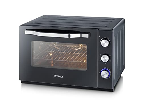 Severin Forno Elettrico Ventilato, Capacità 60 L, Potenza 2.200 W, Calore Da 100° A 230°, To 2073