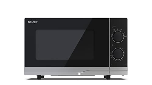 Sharp Ps201Aes - Microonde A Microonde, 700 W, 6 Livelli Di Potenza, Funzione Scongelamento, Dimensioni: 455 X 274 X 329 Cm, Colore: Argento