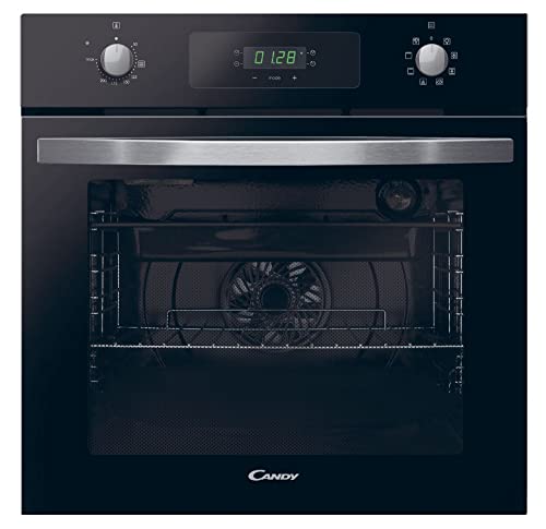 Candy Idea Fidc N615 Forno Elettrico Da Incasso, Ventilato, 70 Litri, Aquactiva, Griglie Laterali, Sistema Di Pulizia Idrolitica, Classe A+, Nero, Lxp