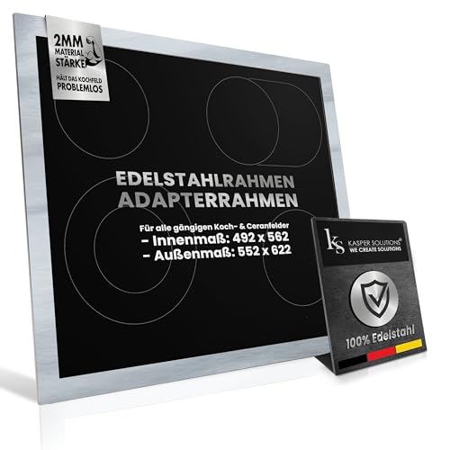 Kasper Solutions Telaio Adattatore Per Piani Cottura, Telaio Adattatore Piano Cottura/Telaio Piano Cottura/Bordo Piano Cottura, 622 Mm X 552 Mm All'Es