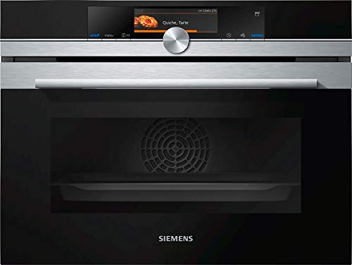 Siemens Iq700 Cs658Grs7 Forno Elettrico, 47 L, Nero, Acciaio Inossidabile A+