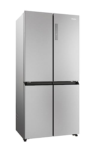 Haier Hcr3818Enmm Cube 83 Serie 3 Frigorifero Congelatore / 4 Porte Con Frontale In Acciaio Inox/Total No Frost/Inverter Compressore/Xl-Slim-Line Air