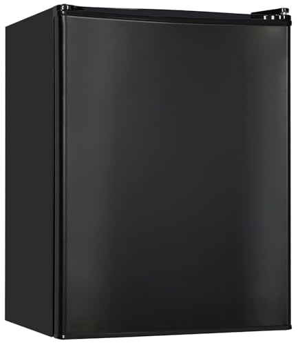 Exquisit Mini Frigorifero Kb60-V-090E, Capacità Utile 52 L, Illuminazione Interna A Led, Ripiani In Vetro, Larghezza 45 Cm, Colore Nero