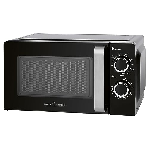 Proficook Pc-Mwg 1208 - Forno A Microonde Con Grill, 17 Litri, 900 Watt, 700 Watt, 6 Livelli Di Potenza, Timer Da 30 Minuti Con Segnale Finale, Colore