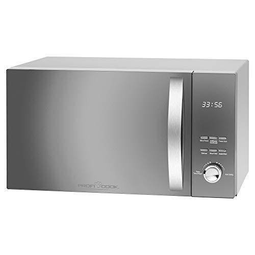 Profi Cook Pc-Mwg 1176 H, Forno A Microonde 3 In 1 Con Aria Calda E Grill, 23 Litri, 2300 Aria Calda 1300, Potenza Grill: 800 Watt, 9 Programmi Automa