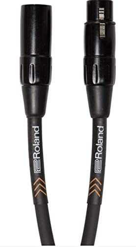 Cavo Bilanciato Per Microfono Roland Black Series, 7.5M/25Ft. - Rmc-B25, Nero