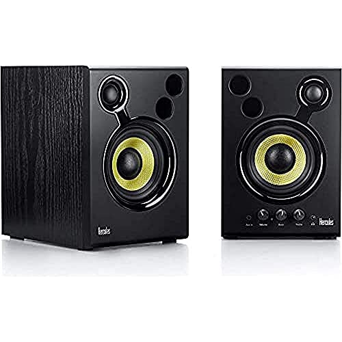Hercules Djmonitor 42: 2 Altoparlanti Attivi Per Monitoraggio Da 20 Watt Rms Ciascuno