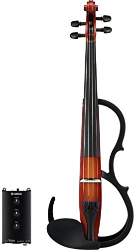 Yamaha Silent Violin Sv250Br Violino Silenzioso, 4 Corde, Marrone