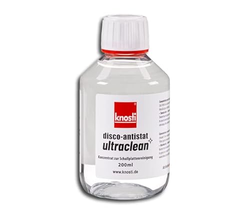 Knosti Disco-Antistat Ultraclean Konzentrat F. Plattenwäsche (200Ml) - Accessorio Per Giradischi