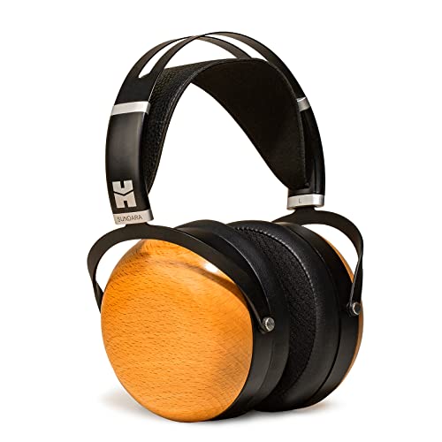 Hifiman Sundara Cuffie Hi-Fi Con Cavo Magnetico Con Retro Chiuso, Design Con Magnete Invisibile, Cavo Staccabile, Padiglioni Auricolari In Legno Per C