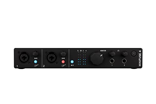 Arturia - Minifuse 4 - Interfaccia Audio E Midi Usb Compatta, Con Pacchetto Di Software Creativo Di Alta Qualità Per La Registrazione, La Produzione,