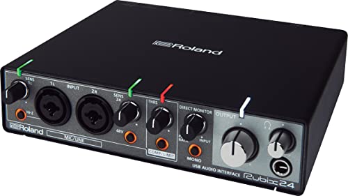 Roland Rubix24 Interfaccia Ad Alta-Risoluzione 2-In/4-Out Per Mac, Pc E Ipad