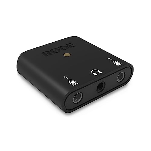 Røde Ai-Micro Interfaccia Audio Ultra-Compatta A Doppio Canale Per Computer, Smartphone E Tablet