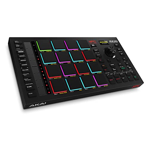 Akai Professional Mpc Studio - Controller Midi Beat Con 16 Pad Rgb Sensibili Alla Velocity, Mpc Software, Striscia Touch Assegnabile E Display Lcd