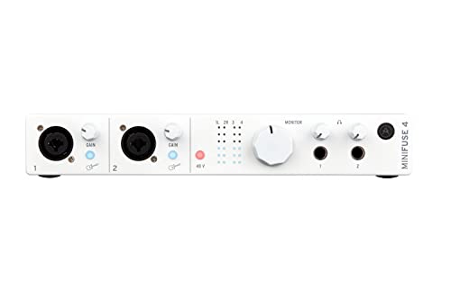Arturia - Minifuse 4 - Interfaccia Audio E Midi Usb Compatta, Con Pacchetto Di Software Creativo Di Alta Qualità Per La Registrazione, La Produzione,