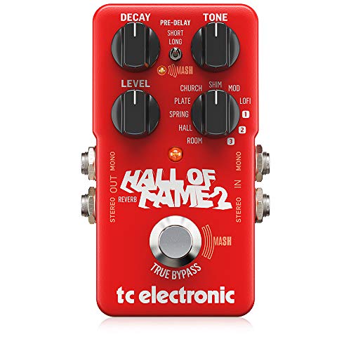 Tc Electronic Hall Of Fame 2 Reverb Iconico Pedale Riverbero Con Interruttore A Pedale Mash Ed Effetto Shimmer
