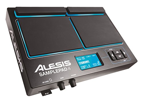 Alesis Sample Pad 4 - Percussione Elettronica Con 4 Pad Sensibili Alla Dinamica E Lettore Schede Sd