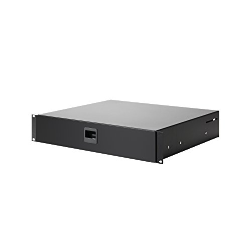 Adam Hall 19" Parts 87402 E - Cassetto Rack 2 U Acciaio