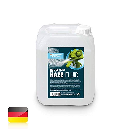 Cameo Haze Fluid 5 L - Liquido Effetto Nebbia Con Densità Fine E Lunga Durata, Privo Di Olio Da 5 L