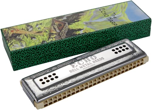 Hohner M569633 - Armonica A Bocca Echo Harp 96 Do/Sol